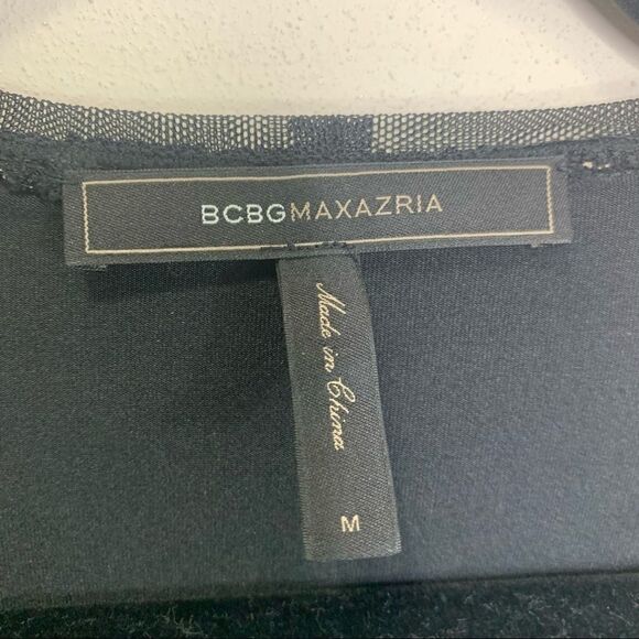 BCBGMaxAzria Velma dress black with texture - Picture 8 of 16